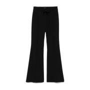 Rotate Birger Christensen Blommig High Waisted Svarta Byxor Black, Dam