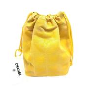 Chanel Vintage Pre-owned Canvas chanel-vskor Yellow, Dam