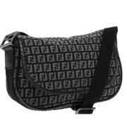 Fendi Vintage Pre-owned Canvas fendi-vskor Black, Dam