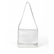 Chanel Vintage Pre-owned Laeder chanel-vskor White, Dam