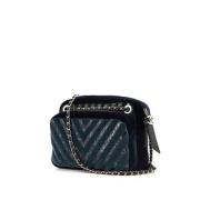 Chanel Vintage Pre-owned Canvas handvskor Black, Dam