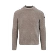 RRD Chenille Dove Grey Sweater Gray, Herr