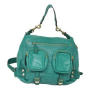 Gucci Vintage Pre-owned Laeder ryggsckar Green, Dam