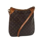 Louis Vuitton Vintage Pre-owned Canvas axelremsvskor Brown, Dam