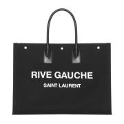 Saint Laurent Svart Rive Gauche Toteväska Black, Herr