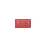 Valentino Rosa Rockstud Läderhandväska Red, Dam