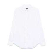 Giorgio Armani Vit Button-Up Skjorta White, Herr