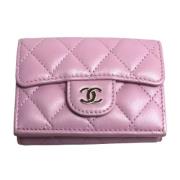 Chanel Vintage Pre-owned Laeder plnbcker Pink, Dam