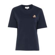 Maison Kitsuné T-Shirts Blue, Dam