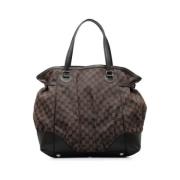 Gucci Vintage Pre-owned Canvas gucci-vskor Brown, Dam