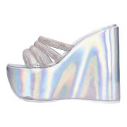 Casadei Sandaler Silver Gray, Dam