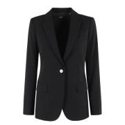 Theory Klassisk Blazer för Män Black, Dam