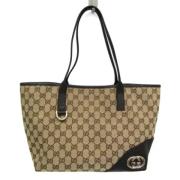 Gucci Vintage Pre-owned Canvas totevskor Beige, Dam