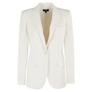 Theory Klassisk Blazer för Män White, Dam