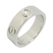 Cartier Vintage Pre-owned Platina ringar Gray, Dam