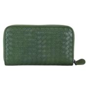 Bottega Veneta Vintage Pre-owned Laeder plnbcker Green, Dam