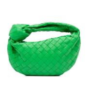 Bottega Veneta Vintage Pre-owned Laeder handvskor Green, Dam