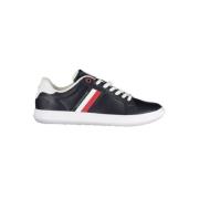 Tommy Hilfiger Bl Lace-Up Sneakers med Kontrastdetaljer Blue, Herr