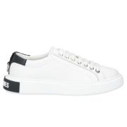 Les Hommes Vita Läder Lågtop Sneakers White, Herr