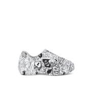 Dolce & Gabbana Graffiti-Print Logo Sneakers Multicolor, Herr