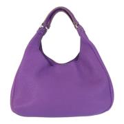 Bottega Veneta Vintage Pre-owned Laeder handvskor Purple, Dam