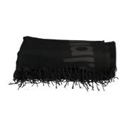 Desigual Svart Damponcho med Kontrastdetaljer Black, Dam