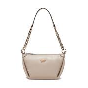 Guess Eco Evaine Top Axelväska Beige, Dam