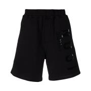 Dsquared2 Casual Denim Shorts för Män Black, Herr