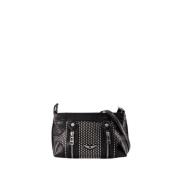 Zadig & Voltaire Svart läder crossbody väska Black, Dam