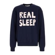 JW Anderson Stiliga Sweatshirts för en Modern Look Blue, Herr