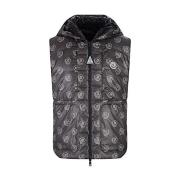 Moncler Quiltad Puffer Väst Black, Herr