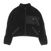 Dickies Röd Sherpa Jacka Dam Teddybjörn Black, Dam