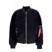 Alpha Industries Sherpa Teddy Jacka Svart Black, Herr