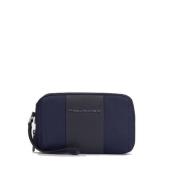 Piquadro Toilet Bags Blue, Herr