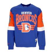 Mitchell & Ness Denver Broncos Crewneck Sweatshirt NFL Blue, Herr