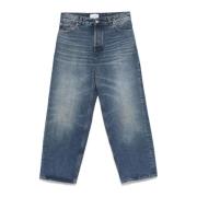 Haikure Vida Ben Knapp-Front Jeans Blue, Dam