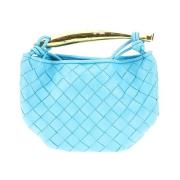 Bottega Veneta Stilren Läder Väska Blue, Dam