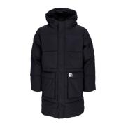 Carhartt Wip Svart Lång Dunjacka Vattenavvisande Black, Dam