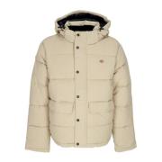 Dickies Vattenavvisande Puffer Dunjacka med Huva Beige, Herr