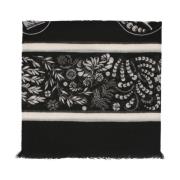 Lanvin Svarta Scarves - Stilfull Kollektion Black, Dam