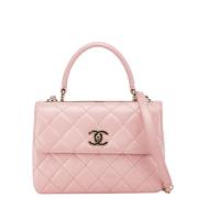 Chanel Vintage Pre-owned Laeder chanel-vskor Pink, Dam