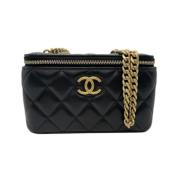 Chanel Vintage Pre-owned Laeder handvskor Black, Dam