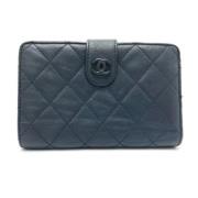 Chanel Vintage Pre-owned Laeder plnbcker Blue, Dam