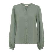 Cream Boho Blus Laurel Wreath Green, Dam