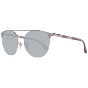 Carolina Herrera Silver Aviator Solglasögon för Kvinnor Gray, Dam