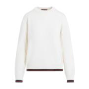 Gucci Vit Tröja Elegant Stil White, Dam