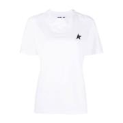 Golden Goose Stella Logo Vit T-shirt Kvinnor White, Dam