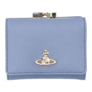 Vivienne Westwood Snygg Ram Plånbok Blue, Dam