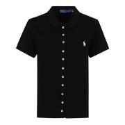 Polo Ralph Lauren Svart T-shirt för kvinnor Black, Dam