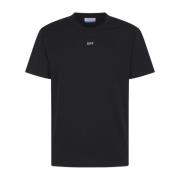 Off White Svart Stämpel Slim Tee Skjorta Black, Herr